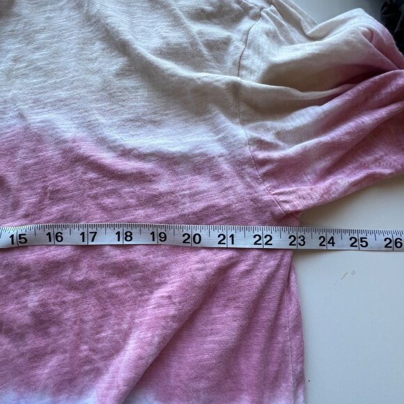 Torrid Tie-Dye Long-Sleeve Classic Fit Top Drawstring Hem Cotton Modal Size 0/L - Picture 6 of 7